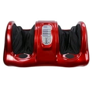 Foot Massager Rolling Massage Remote Control Red With 10pcs Foot Covers