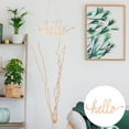 thumbnail image 4 of LEEYNEER 2Pcs Wooden Cutout Hello Words For Home Decor  Minimalist Design Rectangular Shape, 4 of 8