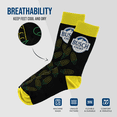 thumbnail image 4 of Busch Light Corn Black Crew Socks, 4 of 10