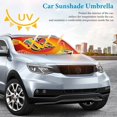 thumbnail image 3 of UNO Sombrilla Solar para Auto - Protector de Parabrisas Plegable | Cortina Solar Delantero | Bloqueo UV y Aislamiento de Calor 133x73cm, 3 of 6