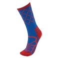 thumbnail image 2 of Brybelly SSOC-008M Chaussettes de Compression de Basket-Ball&44; Bleu & Rouge - Moyen, 2 of 6