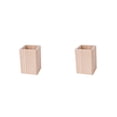 thumbnail image 1 of Tholdsy Wooden Pencil Stationery Organizer, Square Cup Desk Decoration, Holder, Black Walnut Wood, for Stationery, Make Type3 NO3, 1 of 6