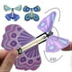 thumbnail image 3 of UOWEG Flying Butterfly Colorful Magic Fluttering Kids Toy Rubber Band Set, 3 of 5