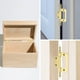 thumbnail image 5 of 10 Pcs Bisagra No Mortaja de Metal, Bisagras para Puertas de Gabinete para Hardware de Muebles, Ventana de Closet, Dorado, 5 of 5