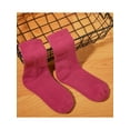 thumbnail image 3 of LELINTA Women' Sock Running Athletic Cotton Winter Warm Sock Knit Cotton Crew Socks Soft Thick Knit Cozy Winter Socks Gifts 1/3 Pairs, 3 of 7