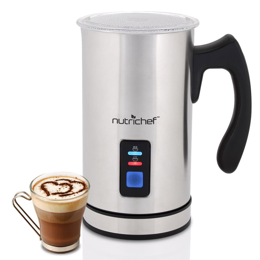 NutriChef PKMFR14 2in1 Electric Milk Frother & Milk Warmer