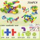 thumbnail image 1 of 24-316 Uds DIY bloques de construcción de tuberías de agua Montessori montaje de túnel de tubería bloques de plástico juguetes para niños regalos, 1 of 5
