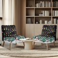 thumbnail image 4 of HELLHERO Christmas Lights Armless Accent Chair Protector, Dustproof Anti Scratch Armless Accent Chair Washable Cover for Hotel Home, 4 of 8
