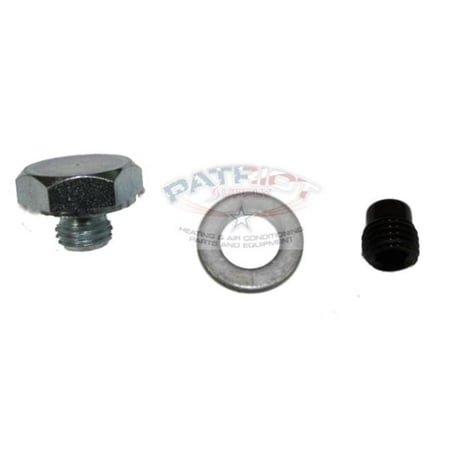 Furnace Cleaning Kit - Riello C7001018 Capillary Port Plug Kit for F3-F15 Oil Burners