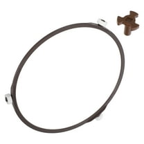 Pawsdot 1Set Light Brown Microwave Turntable Ring Universal Replacement Ring for Microwave Oven