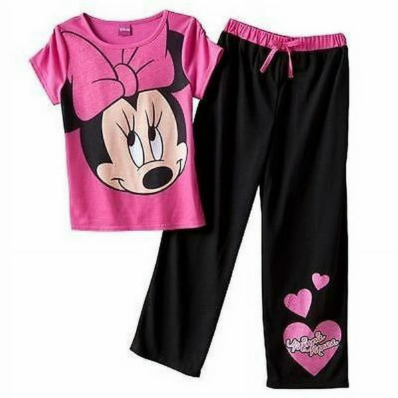 Disney Minnie Mouse 2 PC Short Sleeve Pajama Set Girl Size 4/5