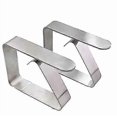 thumbnail image 1 of Tablecloth Clips 8 Pack Thickened Stainless Steel Table Cover Clamps Holder For Picnic Bbq Wedding Diy Party, 1 of 3