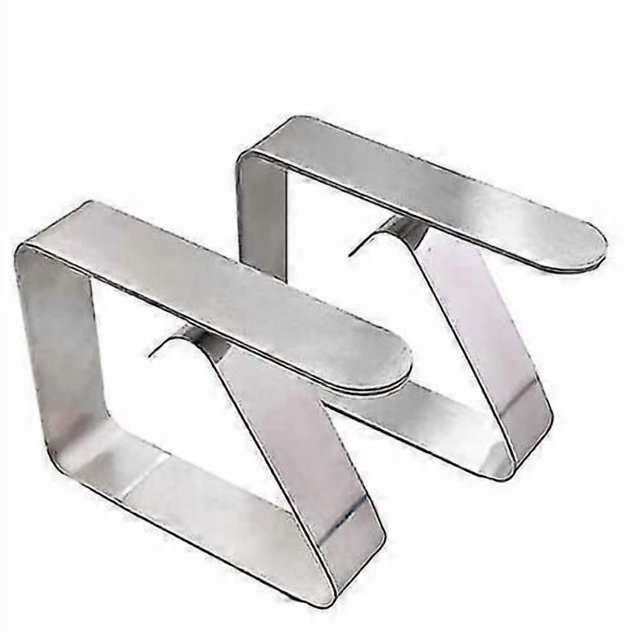 Tablecloth Clips 8 Pack Thickened Stainless Steel Table Cover Clamps Holder For Picnic Bbq Wedding Diy Party