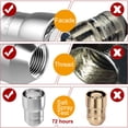 thumbnail image 3 of 4pcs Universal Wheel Lock Lug Nuts Anti Theft Locking Nuts with 1pc Sleeve, 3 of 8