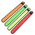 thumbnail image 1 of CIMAXIC Bracelets à LED 4 Pcs Bracelet Lumineux à Pression Bracelet de Course de Nuit Bracelet à Pression (Rouge, Vert, Orange, Jaune), 13.78"X1.57"X0.16 Pouces, 1 of 4