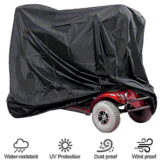 Heavy Duty Waterproof Mobility Scooter Cover Anti-UV Dustproof Protector for Outdoor Use
