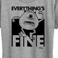 thumbnail image 3 of Monsters Inc. - Everythings Fine  - Women's Short Sleeve Graphic T-Shirt, 3 of 5