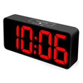 thumbnail image 1 of DreamSky Grand Réveil Numérique avec Port USB pour Chambre - Variateur Entièrement Réglable, Batterie de Secours, 12/24h, Répétition, Volume d'Alarme Réglable, Grand Réveil de 8,9 Pouces pour Vis, 1 of 1