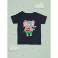 thumbnail image 3 of Elephant Holding A Book T-Shirt Infant -Image by Shutterstock,  12 Months, 3 of 4