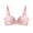 Pink, variant on Women' Underwire Bra,No Underwire Plus Scoop Convertible Straps Triangle Beige XL
