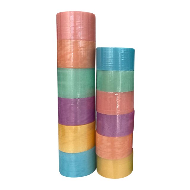 GUOOL 12 Pcs Jeu de Balle Collante Créative Ruban Roulant Décoratif Artisanat Relaxant Coloré