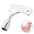 thumbnail image 3 of Llave triangular universal para ascensores, para apertura de emergencia de puertas. Llaves triangulares de acero inoxidable para uso general en ascensores y elevadores., 3 of 8