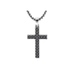 thumbnail image 1 of Collar Dije De Cruz Vintage Acero Inoxidable Para Hombre Xtellar plateado, 1 of 4