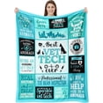 thumbnail image 1 of LHSHID Vet Tech Gifts Vet Tech Week Gifts Vet Teach Appreciation Gifts Vet Tech Gift Ideas Gifts for Vet Techs Future Veterinarian Technician Gifts Best Gifts for Veterinarians Blanket, 1 of 6