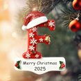 thumbnail image 1 of 26 Letters Christmas Tree Decoration Pendant Christmas Tree Ornaments DIY Christmas Ornaments Christmas Decoration Xmas Tree Hanging Decor, 1 of 9