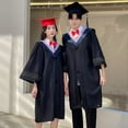 thumbnail image 2 of Ropa de licenciatura Vestido de graduación Estilo universitario Ropa de maestría Estudiantes universitarios adultos Vestido de graduación de ciencias y artes liberales femeninas, 2 of 5