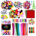 thumbnail image 4 of Amdohai DIY Arts and Crafts Supplies Kit 1200pcs Handmade Activity Material Set Educational Gift for Students, 4 of 6