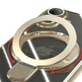 thumbnail image 6 of for iPhone 16 Magnetic Clear Case with All-inclusive Camera Lens Film [Compatible with MagSafe] Shockproof Plating Anti-yellowing Transparent Ring Kickstand Slim Phone Case,Gold, 6 of 7