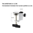 thumbnail image 1 of Lefu Luminaire Déporté Base Fixe 360 Degrés Adapté pour Micro, 1 of 9