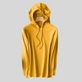 thumbnail image 6 of cfhntfmh Womens Fashion Hoodies Fall Lounge Long Sleeve Drawstring Hooded Sweatshirt Soft Comfy Solid Color Knit Pullovers, 6 of 7