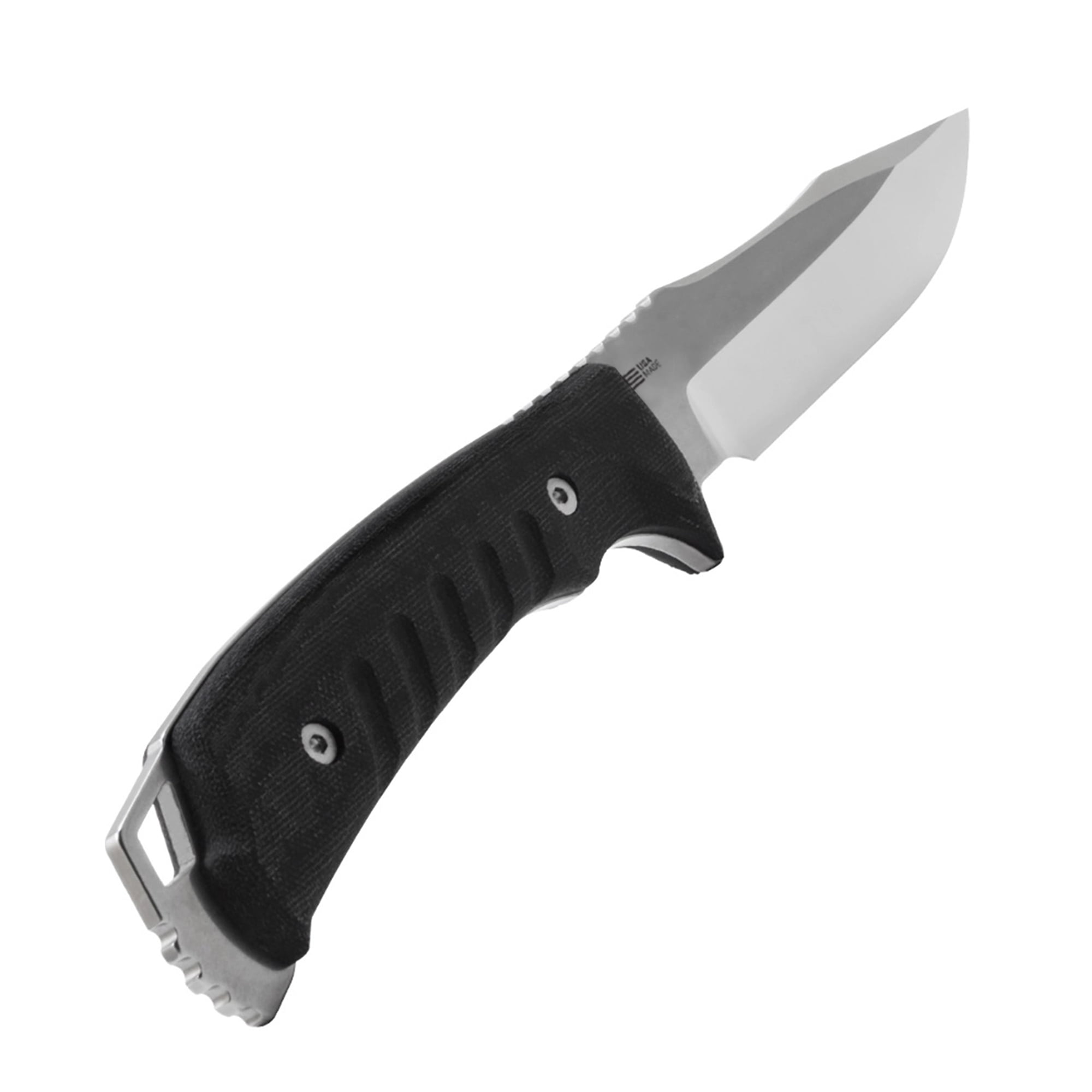 SOG Knives UF1001-BX Pillar Grey Canvas Micarta Fixed Blade CPM S35VN Steel Knife
