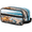 Multicolor 4, variant on Jiaoprinted Travel Toiletry Bag Peacock Feather Makeup Bag, Peacock Feathers Rod Pocket Cosmetic Pouch Travel Accessories for Women Men