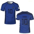 thumbnail image 4 of Anime Japanese Blue Lock Isagi Yoichi Football Jersey T-shirt Cosplay Hyoma Chigiri Meguru Bachira Tee Original Children Clothes, 4 of 10