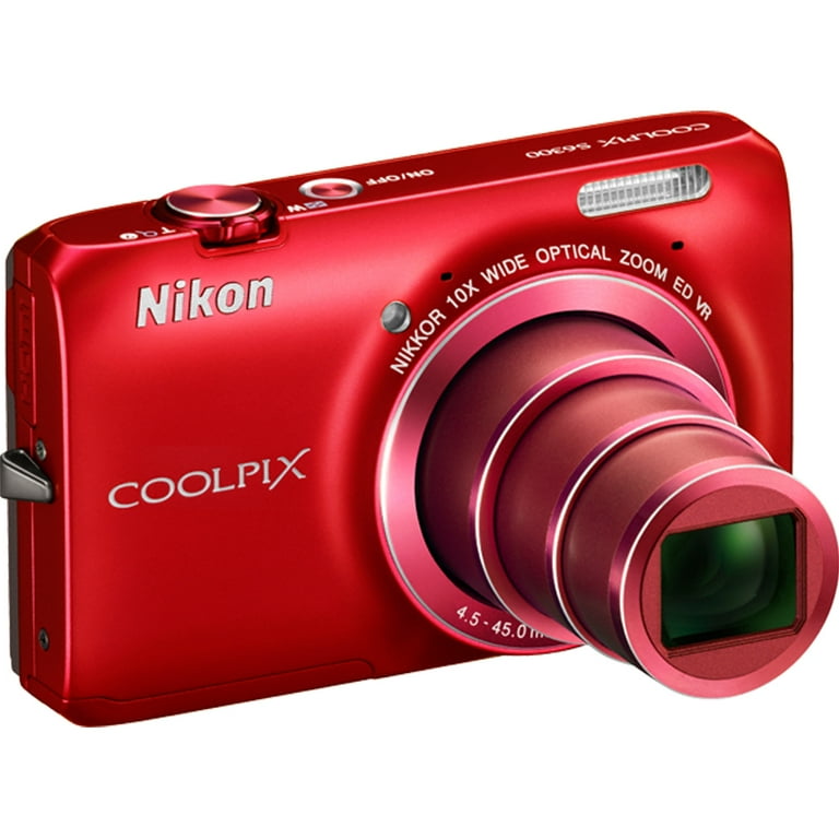Open Box Nikon COOLPIX S6300 16MP 10x Opt Zoom 2.7-Inch LCD