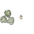 thumbnail image 1 of Estatua Abstracta De Pareja Con Hojas De Palma, Adorno De Madera, Arte De Pared Tropical Selvático, Escultura De Resina Para Estantería, Decoración De Escritorio De Cafetería, Regalo De, 1 of 8