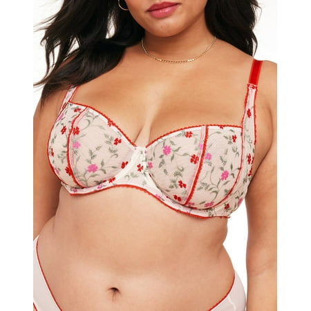 Adore Me Rosa Unlined Balconette Women s Bra Plus and Regular Sizes