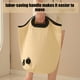 thumbnail image 4 of Cubo De Baño De Pies Plegable De Mano De Pvc Cubo plegable de gran capacidad para remojar los pies con drenaje, bañera de PVC beige para el hogar y viajes. Rkxzt, 4 of 6
