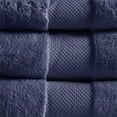thumbnail image 4 of Madison Park Signature Serviette en Coton Turc 100 pour Cent en Marine, 4 of 9