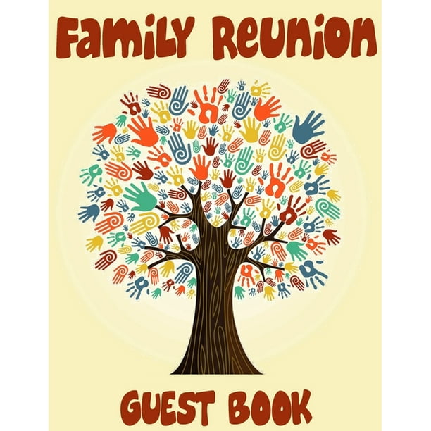 Family Reunion Guest Book 100 page, large format guest book for
