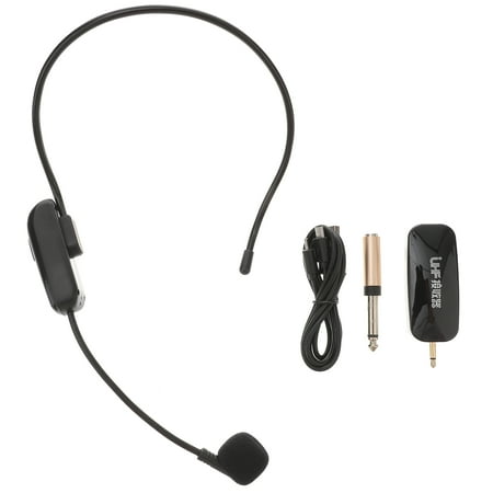 

NUOLUX 1 Set of UHF Wireless Headset Design Small Wireless Mic for Teacher Using