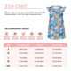 thumbnail image 3 of Balery Cute Chickens and Flowers Camisón de princesa para niñas, pijama de algodón con mangas abullonadas, suave y bonito.-XX-Large, 3 of 6