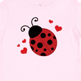 thumbnail image 4 of Inktastic Lady Bug and Hearts Girls Baby T-Shirt, 4 of 5