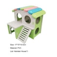 thumbnail image 7 of Walbest Hamster Pets Hiding Place,Hamster Hiding House, Snail House,Ladder,Seesaw Suitable for Gerbils,Purple Mouse Chewing Toys,Hamster Cage Accessories, 7 of 7