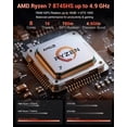 thumbnail image 2 of 15.6" IPS FHD Gaming Laptop 64GB DDR5 RAM 2TB SSD AMD Ryzen 7 8745HS (8 Cores Up to 4.9GHz) Radeon 780M Graphics with 100W Type-C Backlit Keyboard Fingerprint USB-C 4.0 Blue, 2 of 7