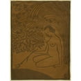 thumbnail image 2 of Eric O. W. Ehrström 12x14 Gold Ornate Wood Frame and Double Matted Museum Art Print Titled - The Girl and the Frog, 2 of 4