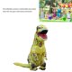 thumbnail image 5 of M Buder Disfraz Inflable de Dinosaurio T-Rex Traje de Soplado para Fiesta Cosplay Bodas Pascua Navidad Color Amarillo Estilo Infantil 120-140 cm 47-55 pulgadas, 5 of 9